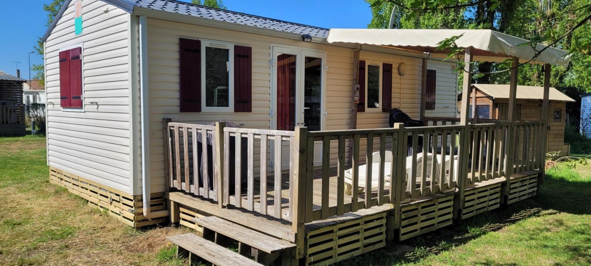 Mobil-Home Le Petit Paradis Vendeen Camping 3 Etoiles 7Km Des Plages Avrille  ภายนอก รูปภาพ